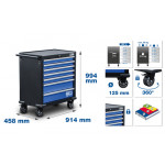 BGS Werkstattwagen XL | 7 Schubladen | leer