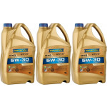 Ravenol DXG SAE 5W-30 Vollsynth Dexos 1 Gen 2 Motoröl 3x 5 = 15 Liter