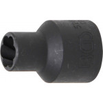 BGS Spiral-Profil-Steckschlüssel-Einsatz / Schraubenausdreher | Antrieb Innenvierkant 12,5 mm (1/2