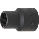 BGS Spiral-Profil-Steckschlüssel-Einsatz / Schraubenausdreher | Antrieb Innenvierkant 12,5 mm (1/2