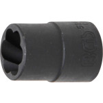 BGS Spiral-Profil-Steckschlüssel-Einsatz / Schraubenausdreher | Antrieb Innenvierkant 12,5 mm (1/2