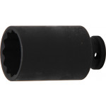 BGS Kraft-Steckschlüssel-Einsatz Zwölfkant | Antrieb Innenvierkant 12,5 mm (1/2