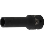 BGS Kraft-Steckschlüssel-Einsatz Zwölfkant, tief | Antrieb Innenvierkant 20 mm (3/4