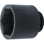 BGS Kraft-Steckschlüssel-Einsatz Sechskant, tief | Antrieb Innenvierkant 25 mm (1