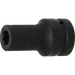 BGS Kraft-Steckschlüssel-Einsatz Sechskant, tief | Antrieb Innenvierkant 25 mm (1