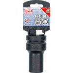 BGS Kraft-Steckschlüssel-Einsatz Sechskant, tief | Antrieb Innenvierkant 25 mm (1