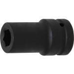 BGS Kraft-Steckschlüssel-Einsatz Sechskant, tief | Antrieb Innenvierkant 25 mm (1