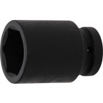 BGS Kraft-Steckschlüssel-Einsatz Sechskant, tief | Antrieb Innenvierkant 25 mm (1