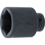 BGS Kraft-Steckschlüssel-Einsatz Sechskant, tief | Antrieb Innenvierkant 25 mm (1