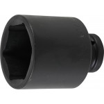 BGS Kraft-Steckschlüssel-Einsatz Sechskant, tief | Antrieb Innenvierkant 25 mm (1