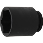 BGS Kraft-Steckschlüssel-Einsatz Sechskant, tief | Antrieb Innenvierkant 25 mm (1