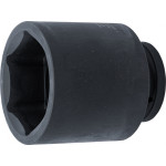 BGS Kraft-Steckschlüssel-Einsatz Sechskant, tief | Antrieb Innenvierkant 25 mm (1