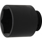 BGS Kraft-Steckschlüssel-Einsatz Sechskant, tief | Antrieb Innenvierkant 25 mm (1