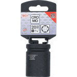 BGS Kraft-Steckschlüssel-Einsatz Sechskant | Antrieb Innenvierkant 20 mm (3/4