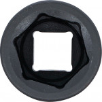BGS Kraft-Steckschlüssel-Einsatz Sechskant | Antrieb Innenvierkant 20 mm (3/4