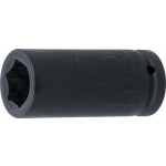 BGS Kraft-Steckschlüssel-Einsatz Sechskant, tief | Antrieb Innenvierkant 20 mm (3/4