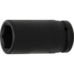 BGS Kraft-Steckschlüssel-Einsatz Sechskant, tief | Antrieb Innenvierkant 20 mm (3/4