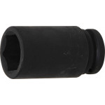 BGS Kraft-Steckschlüssel-Einsatz Sechskant, tief | Antrieb Innenvierkant 20 mm (3/4