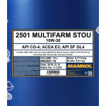 Mannol 2501 Multifarm STOU 10W-30 Mehrzwecköl 10l Kanister