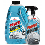 POWER S Frostschutz -25° 3 Liter + Scheibenenteiser Icebreaker 750 ml