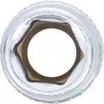 BGS Steckschlüssel-Einsatz Sechskant | Antrieb Innenvierkant 6,3 mm (1/4