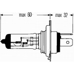 HELLA Glühlampe, Hauptscheinwerfer