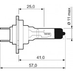 VALEO Glühlampe, Fernscheinwerfer