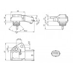 BOSCH Sensor, Kraftstoffdruck