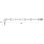 BOSCH Sensor, Raddrehzahl