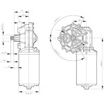 BOSCH Wischermotor