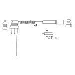 BOSCH Zündleitungssatz