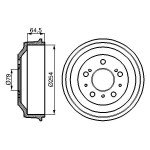 BOSCH Bremstrommel