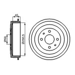 BOSCH Bremstrommel