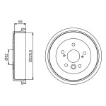 BOSCH Bremstrommel