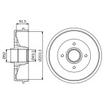 BOSCH Bremstrommel