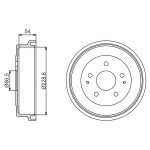 BOSCH Bremstrommel