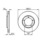 BOSCH Bremsscheibe