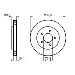 BOSCH Bremsscheibe