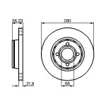 BOSCH Bremsscheibe