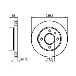 BOSCH Bremsscheibe