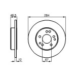 BOSCH Bremsscheibe