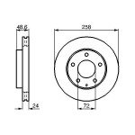BOSCH Bremsscheibe