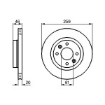 BOSCH Bremsscheibe