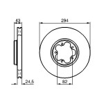 BOSCH Bremsscheibe