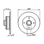 BOSCH Bremsscheibe