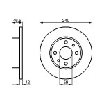 BOSCH Bremsscheibe