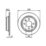 BOSCH Bremsscheibe
