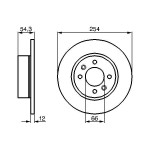 BOSCH Bremsscheibe