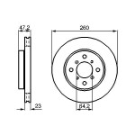 BOSCH Bremsscheibe