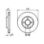 BOSCH Bremsscheibe